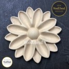 Pack of Two Rounded Flower Centrepieces Wub6098 thumbnail