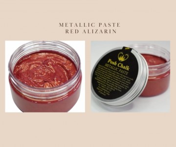 Metallic Paste Red Alizarin